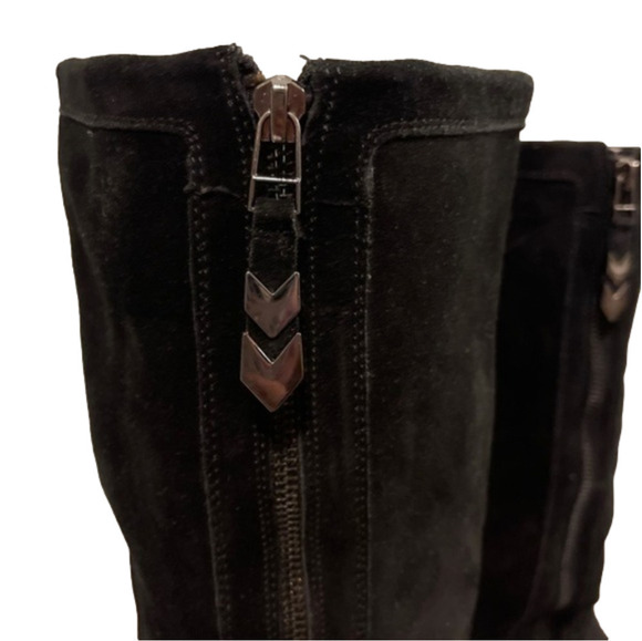 Matt Bernson Black Suede Knee High Boots Size 7  Retail $295 - Picture 11 of 16